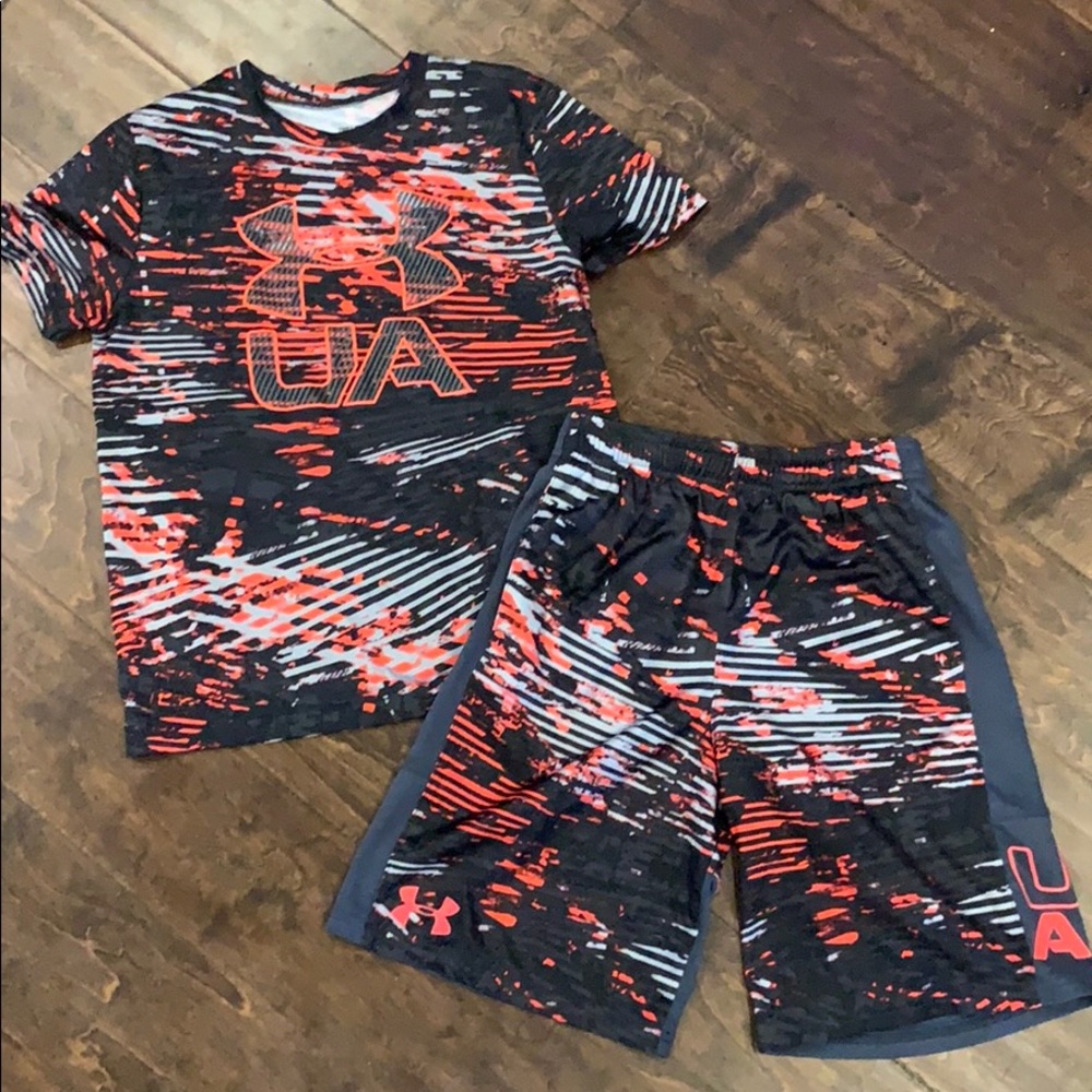 Boys UA Shorts/Shirt Set